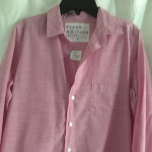 Frank& Eileen Italian Chambray Blouse Size Small